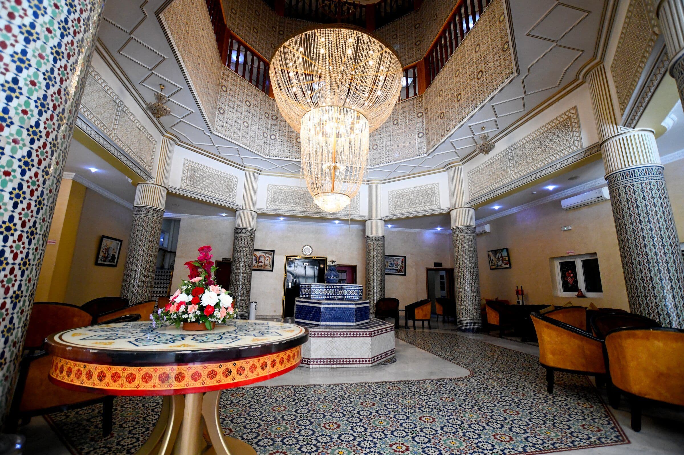 Salon marocain de l'Omega Hotel