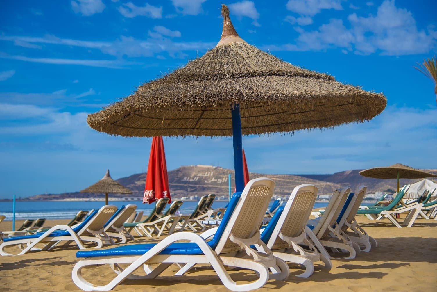 Plage privée de l'Hôtel Omega